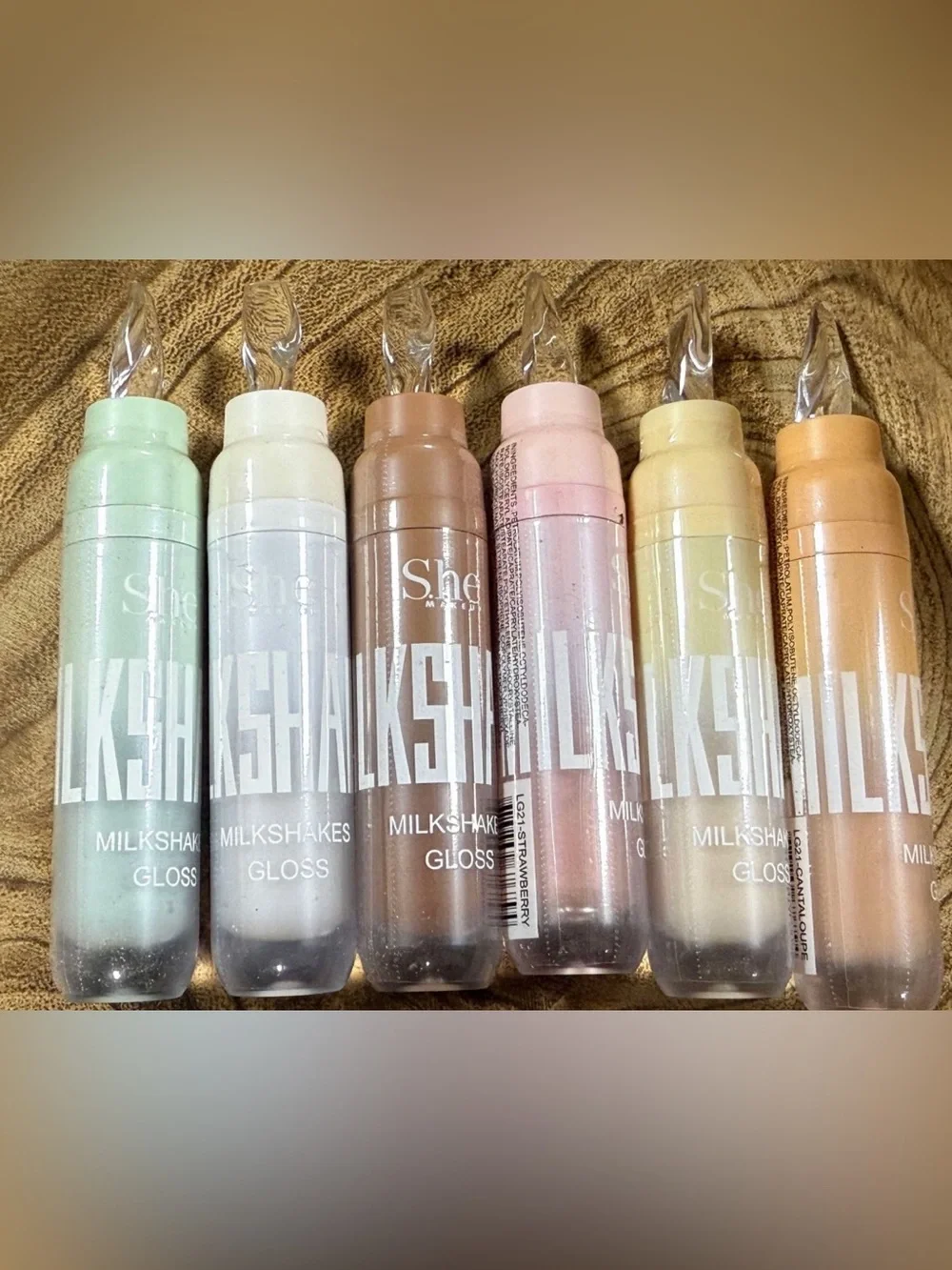 She Milkshake Gloss Lip Gloss Bundle - Pastel Shades